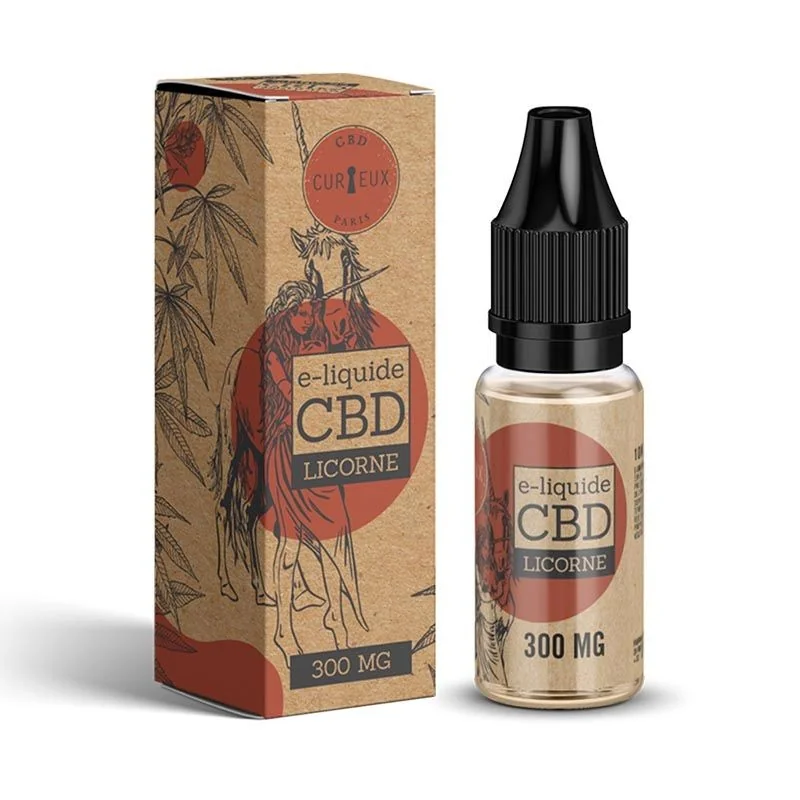 Eliquide Licorne CBD 10ml - Curieux