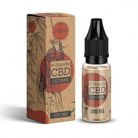 Eliquide Licorne CBD 10ml - Curieux