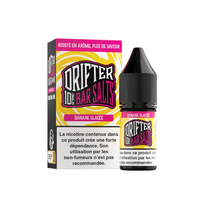 E-Liquide Banane Glacee Sel de nicotine Bar Salts Drifter