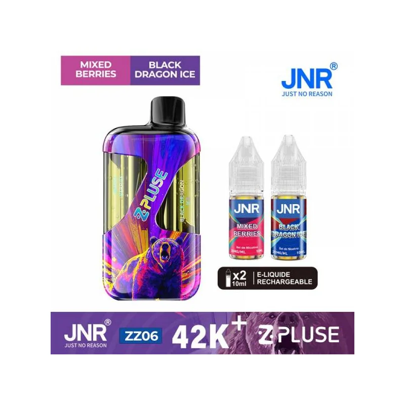 Zpluse 42K - JNR Mixed Berries + Black Dragon